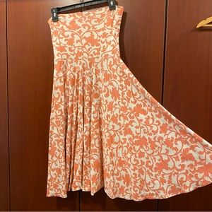 J Crew Strapless Sundress Pink print size Large